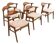 Set van 6 Erik Kirkegaard voor Høng Stolefabrik stoelen model 49