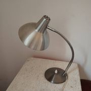 Vintage brushed aluminum wall lamp