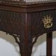 Bureau de travail d'architecte en bois dur George III Thomas Chippendale