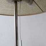 Teak and fiberglass lamp
