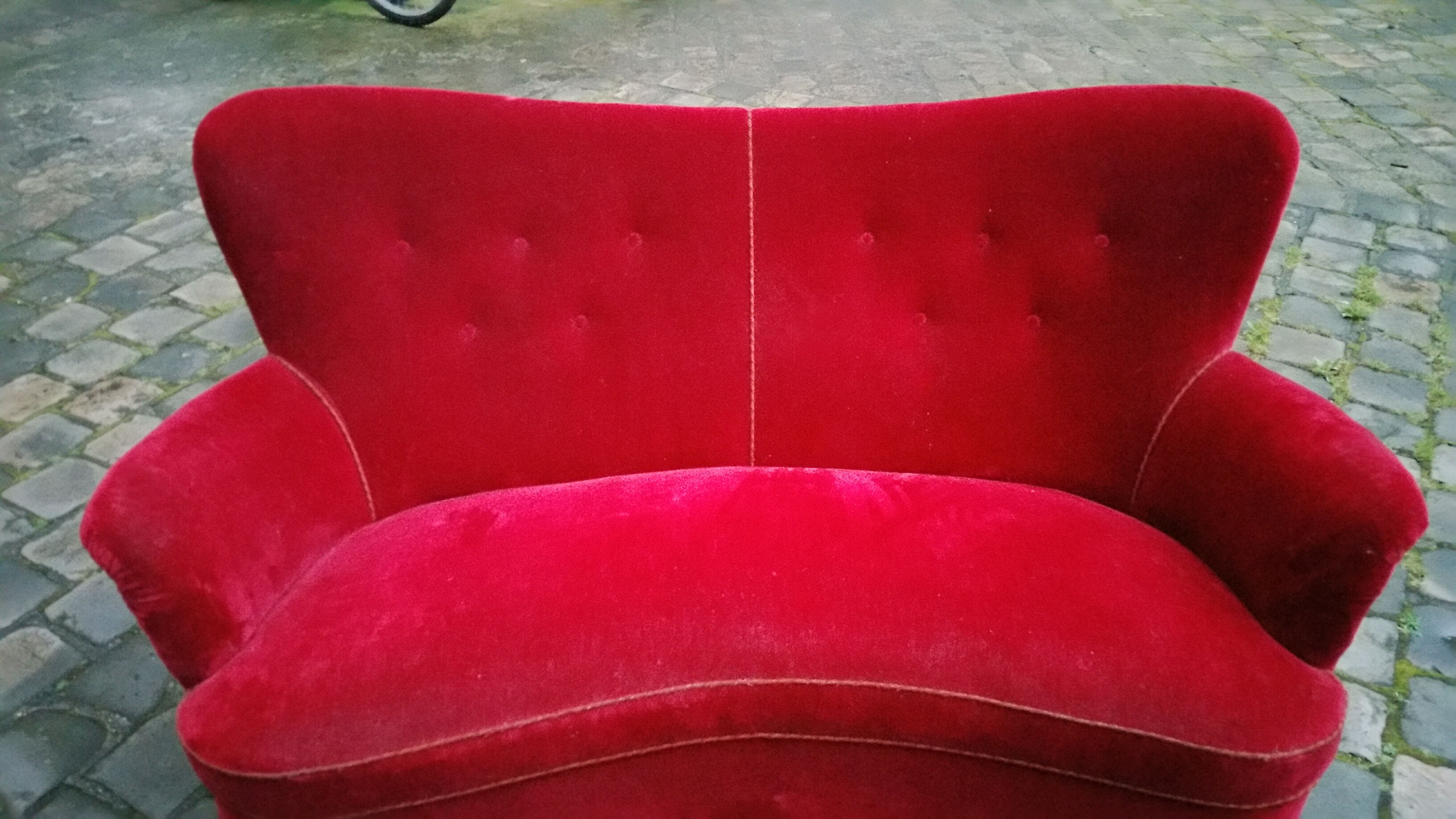 Vintage sofa Swedish year 40/50 wing arc curved Carl Malmsten