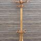 Parrot coat rack with 8 hooks, bistro style, not Thonet, around 1910.