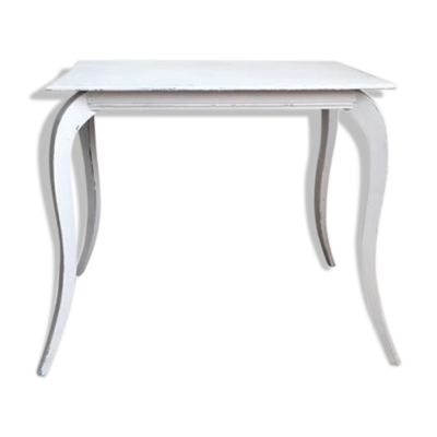 Table console patine blanche Shabby