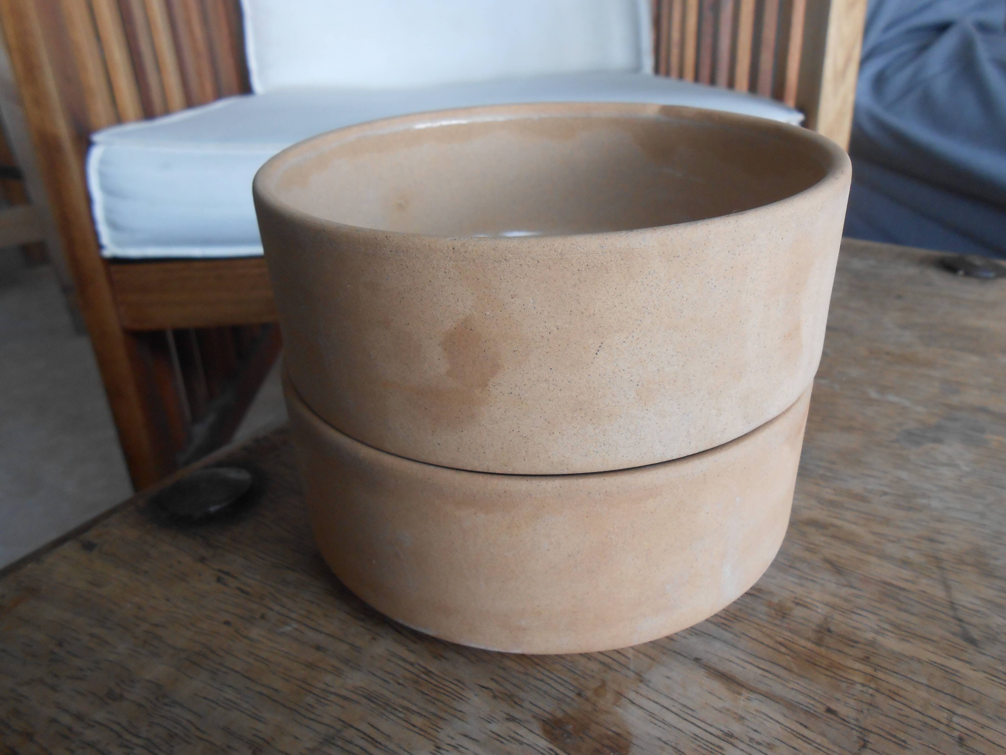 2 Gien stoneware cups