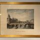 Color engraving, the bridge to change, Paris