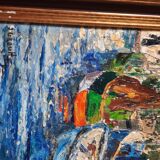 Fishing port painting