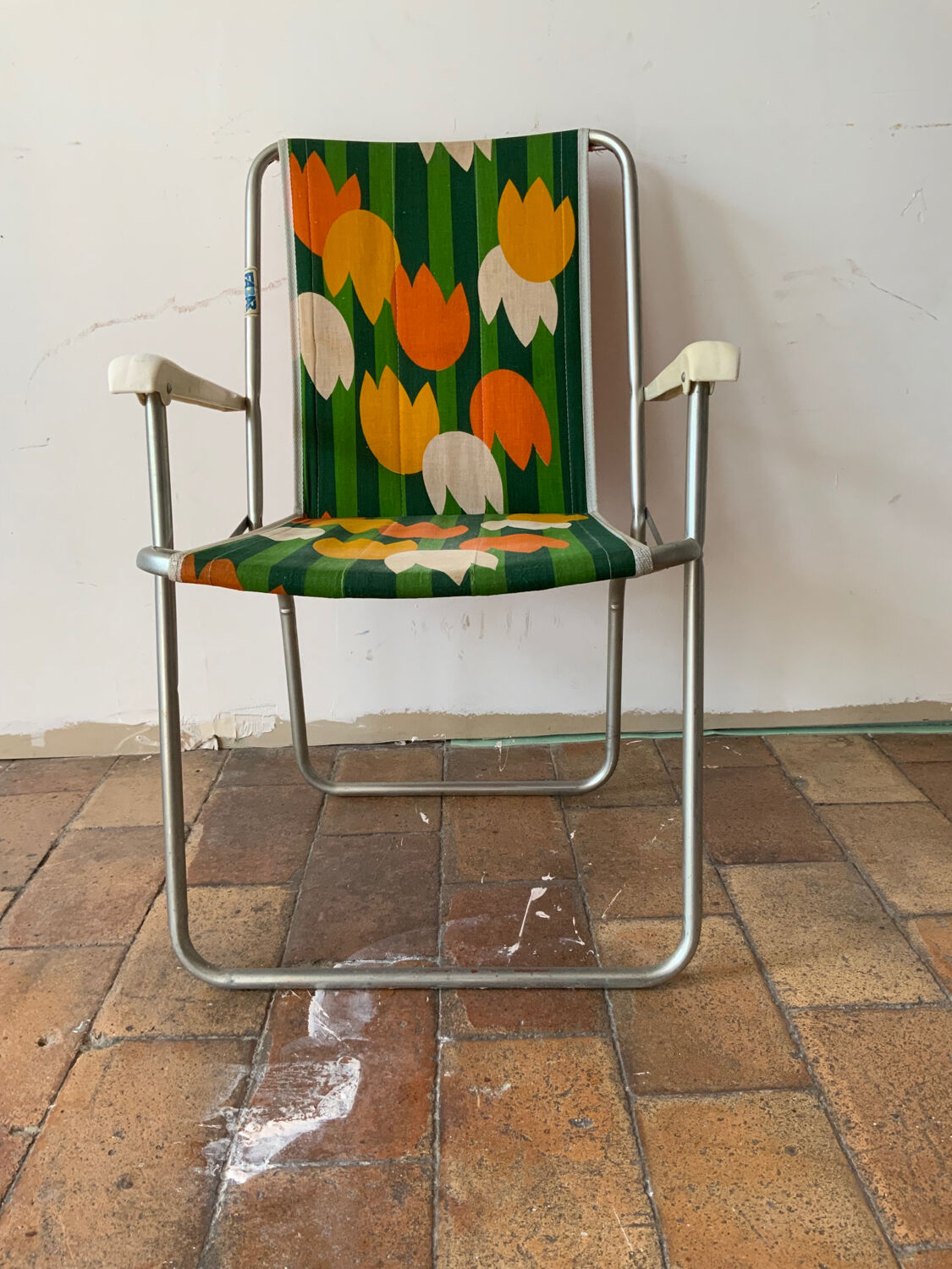 Vintage camping armchair