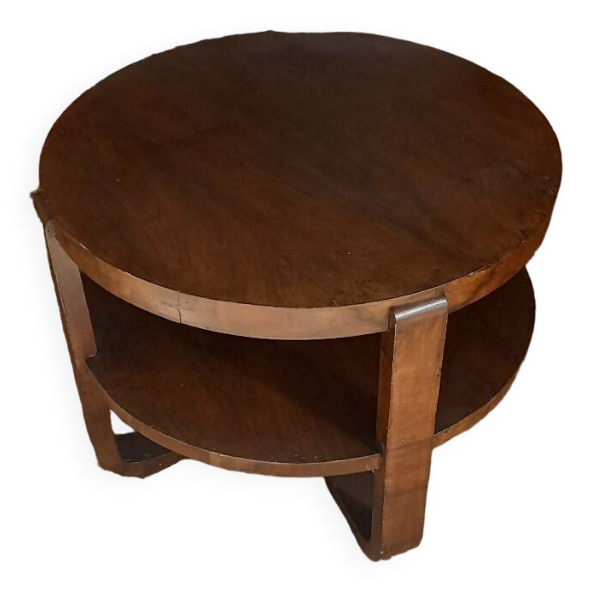 Double top round side table