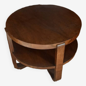 Double top round side table