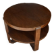 Double top round side table