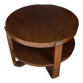 Double top round side table