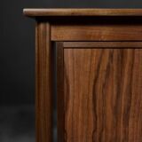 Bureau vintage classique scandinave moderne en bois de teck avec tiroirs, 1960s