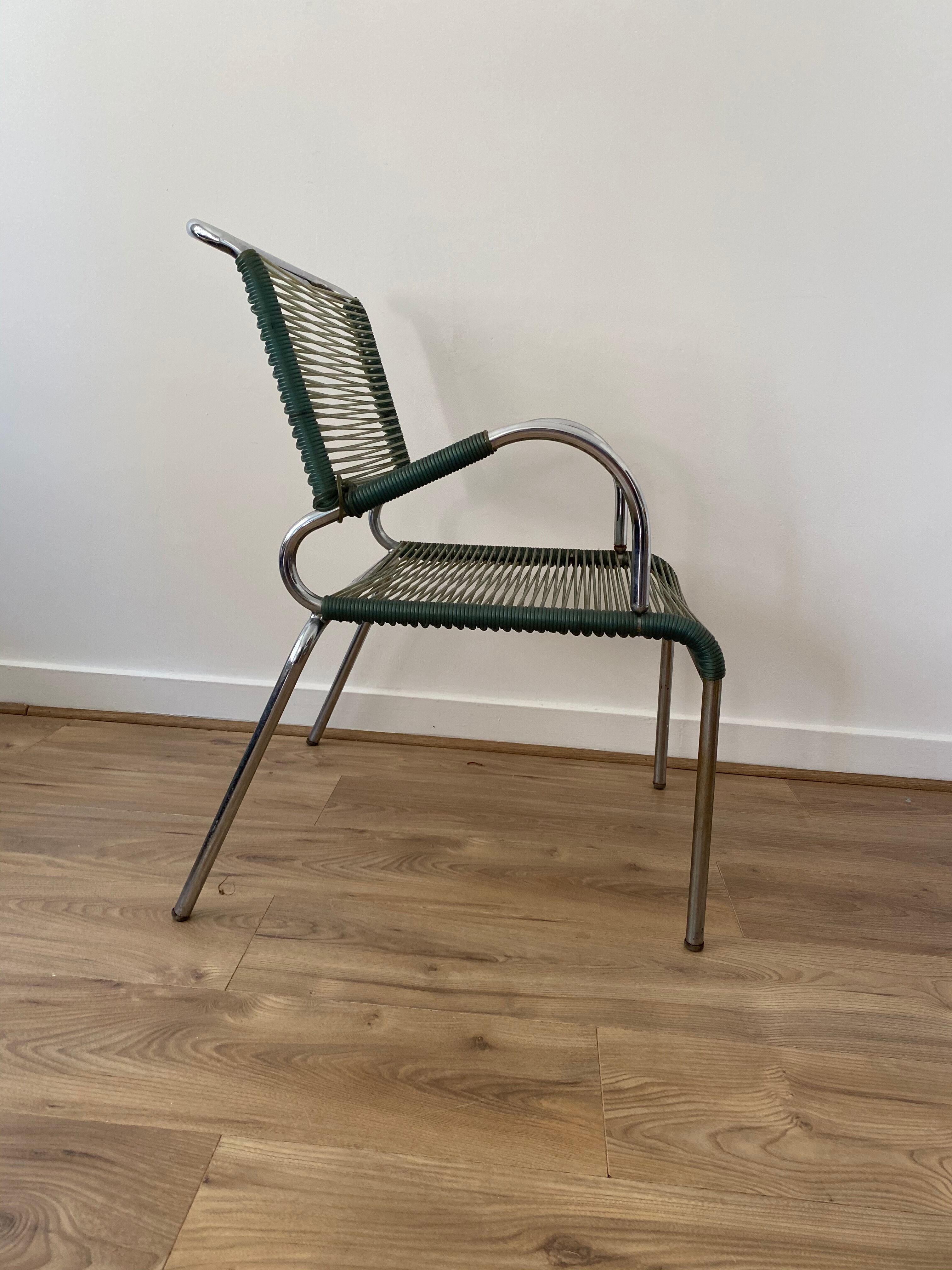 Vintage scoubidou armchair