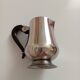 vintage cream jug Letang Remy - 18/10 stainless steel with black resin handle