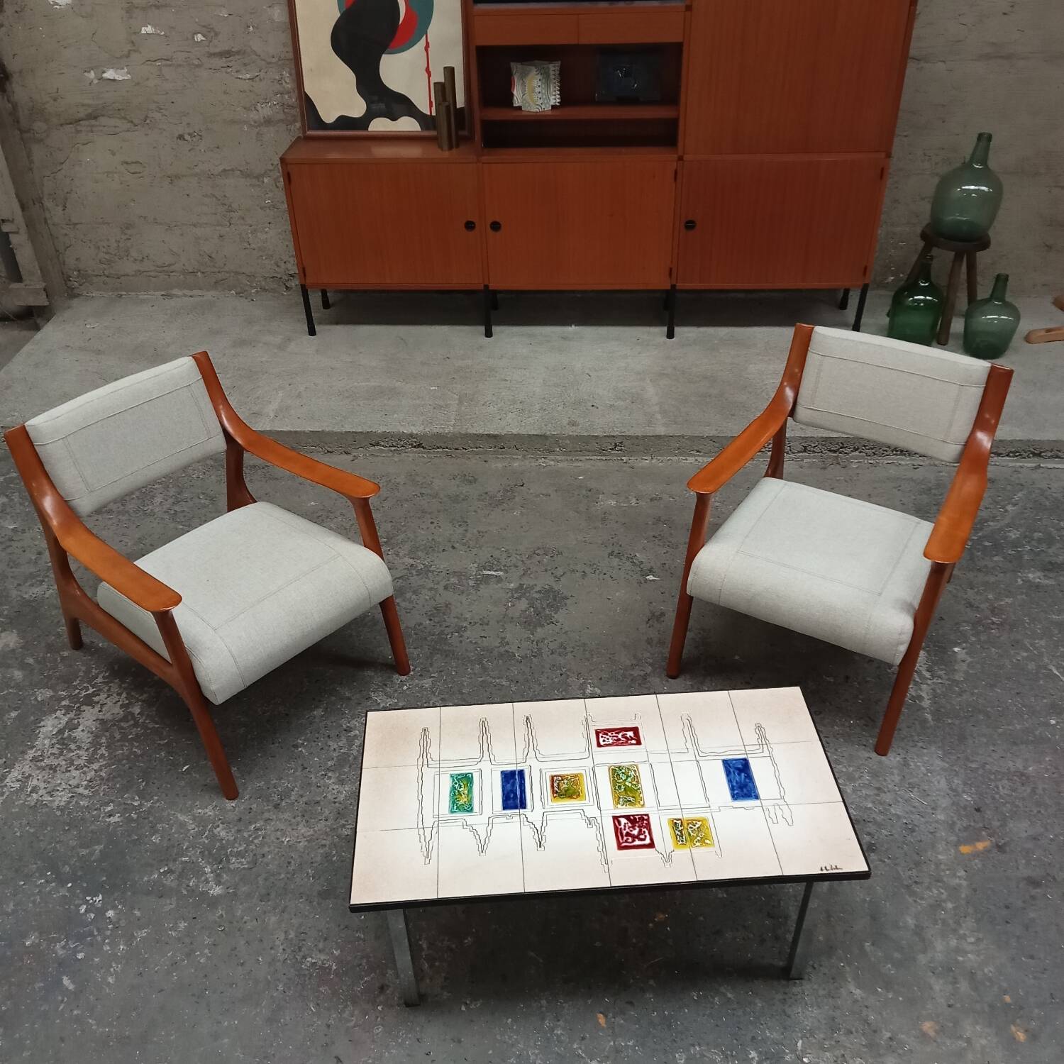 Ceramic coffee table