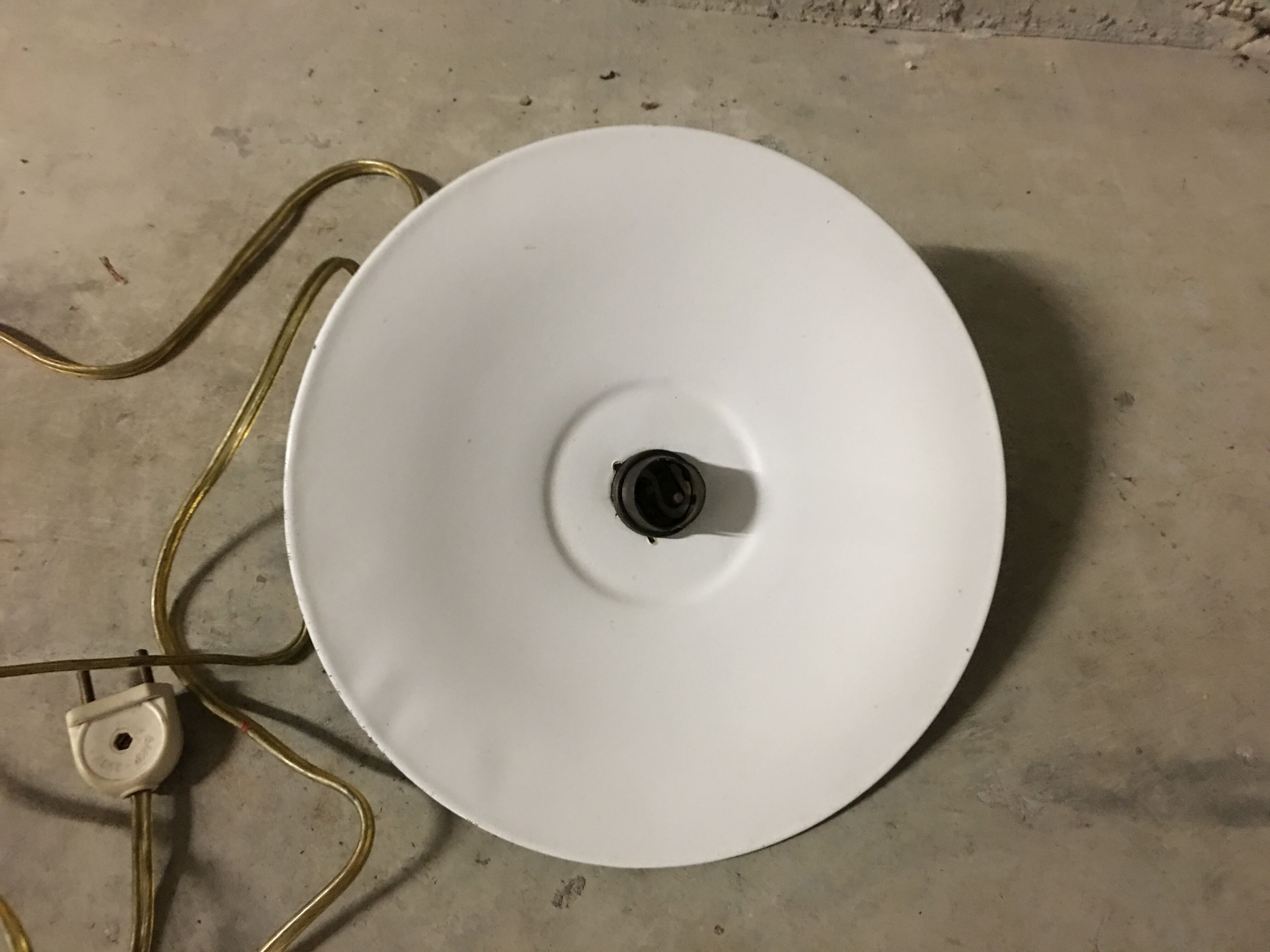Hanging lamp bowl 50 years