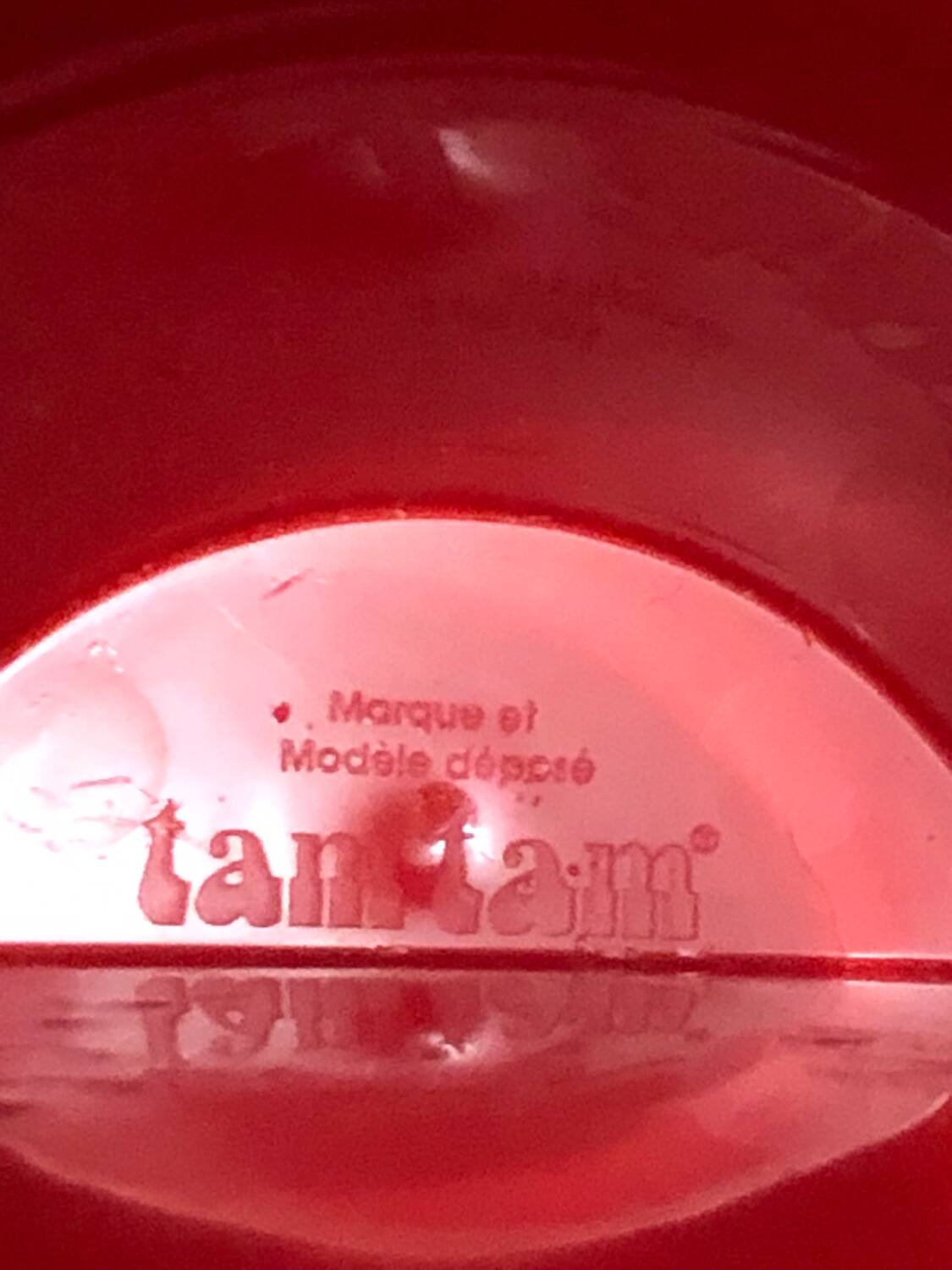 Red Tam Tam stool – official reissue – iconic design