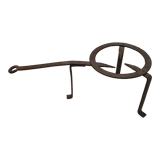 Trepied d'âtre en fer forgé