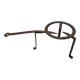 Wrought iron hearth tripod