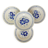 4 assiettes dessert vintage de Longchamp modèle Cholet (2103119)