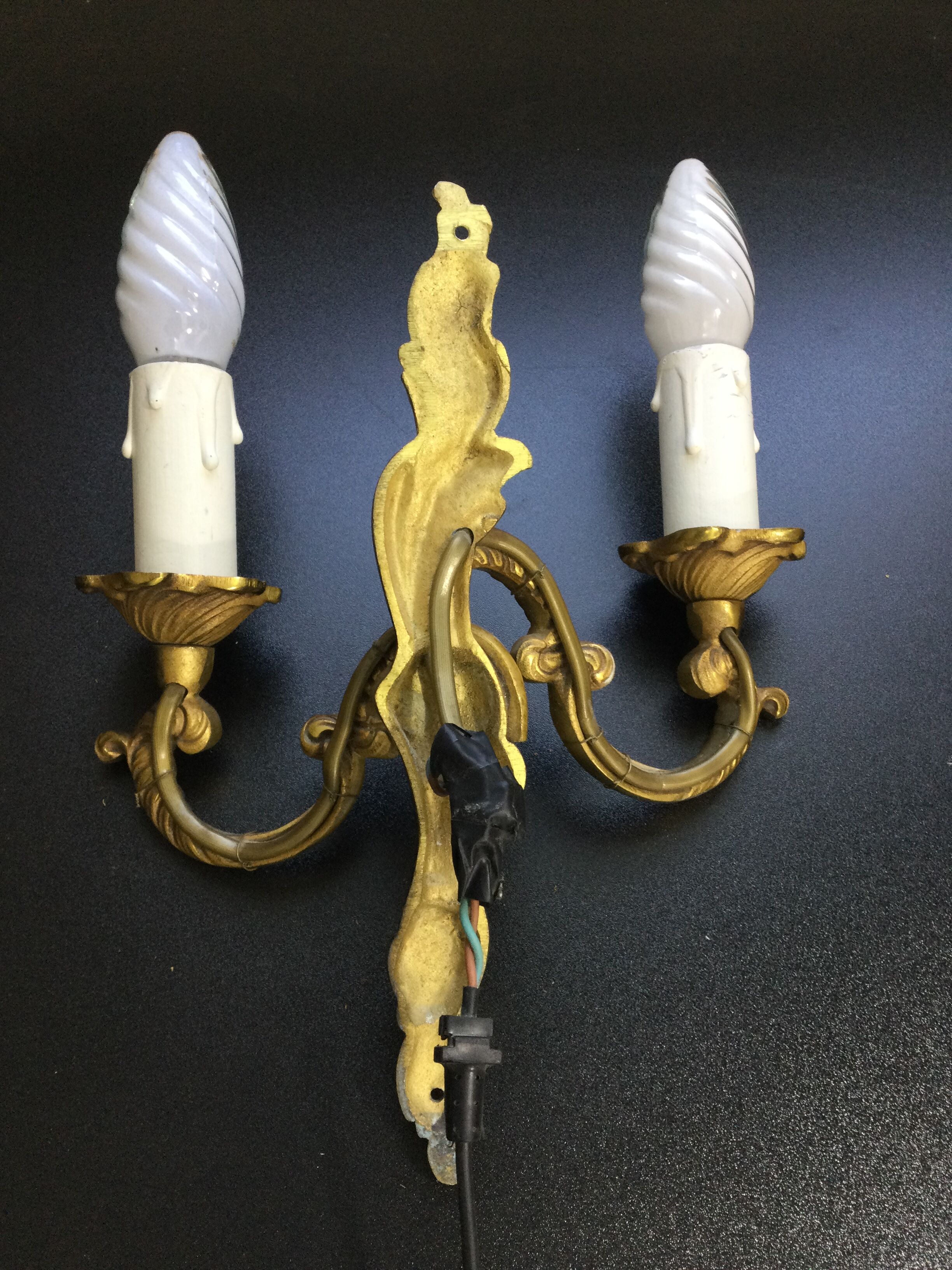 Louis XV bronze sconce