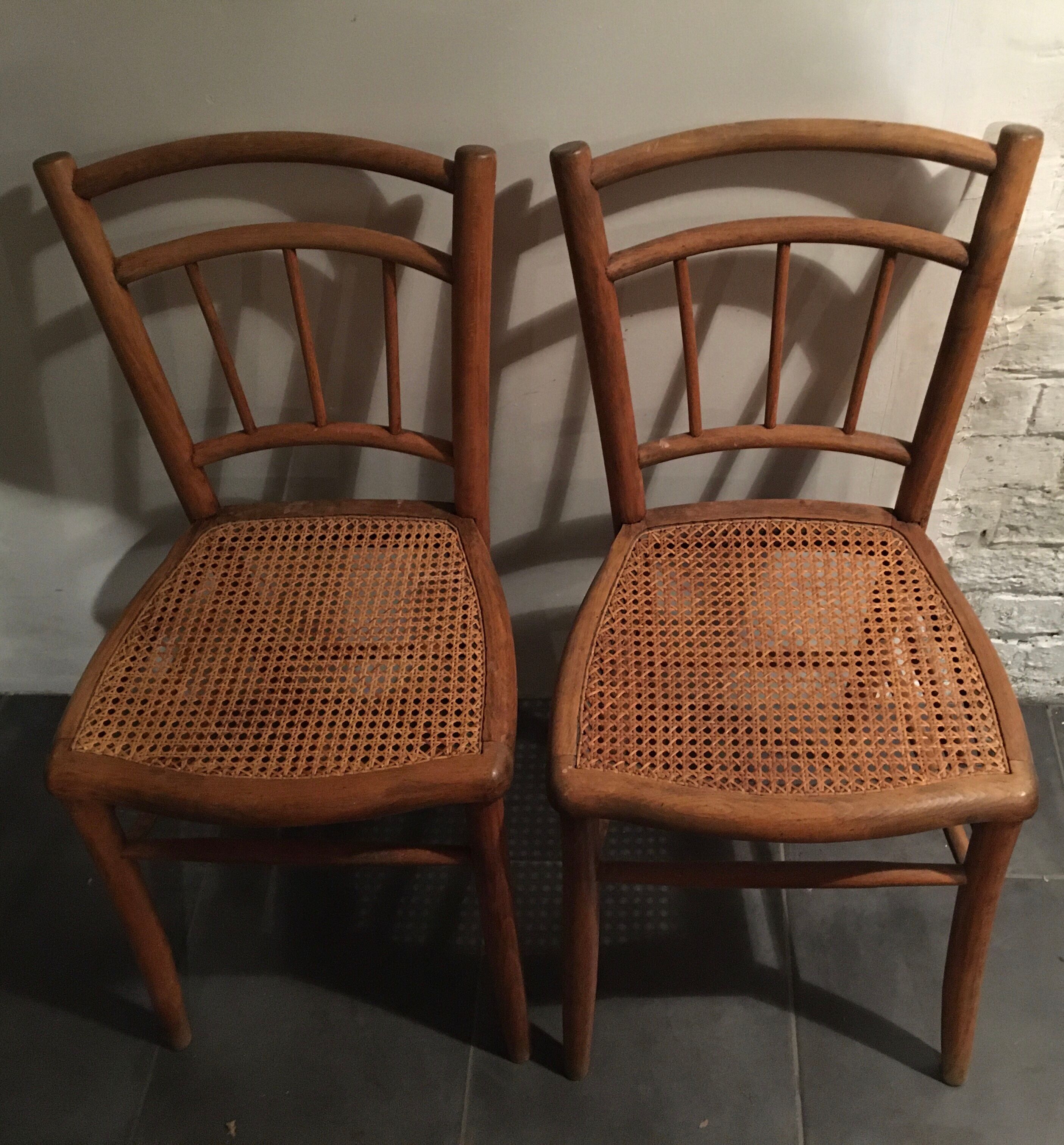 2 bistro chairs