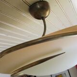 Glass and brass hanging