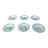 Gien soup plates Brittany pattern