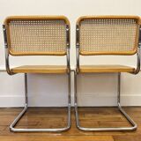 Set of 2 Cesca chairs by Marcel BREUER b32