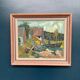 Original Swedish Oil on Panel – "Vid Knabäck, Skåne" by Carl-Axel Schwieler – Signed – Vintage & Framed – 59 × 50 cm (23.2" × 19.7")