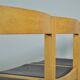Vintage oak DUTCH DESIGN dining chairs in modern minimalist style, 1960s