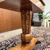 Table de jeu marquetée hollandaise du XIXe siècle