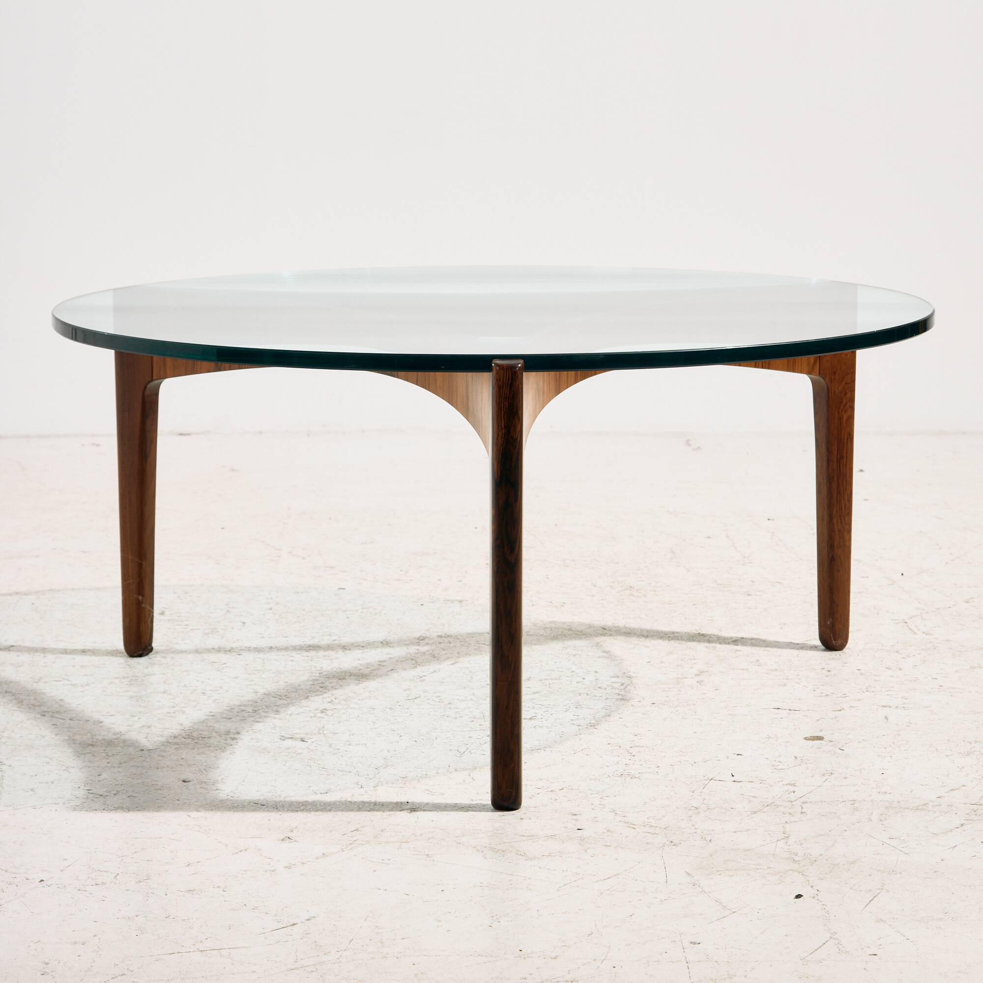 Table basse en palissandre restaurée par Sven Ellekaer pour Christian Linneberg Møbelfabrik