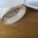 Saucers faïencerie Saint Amand