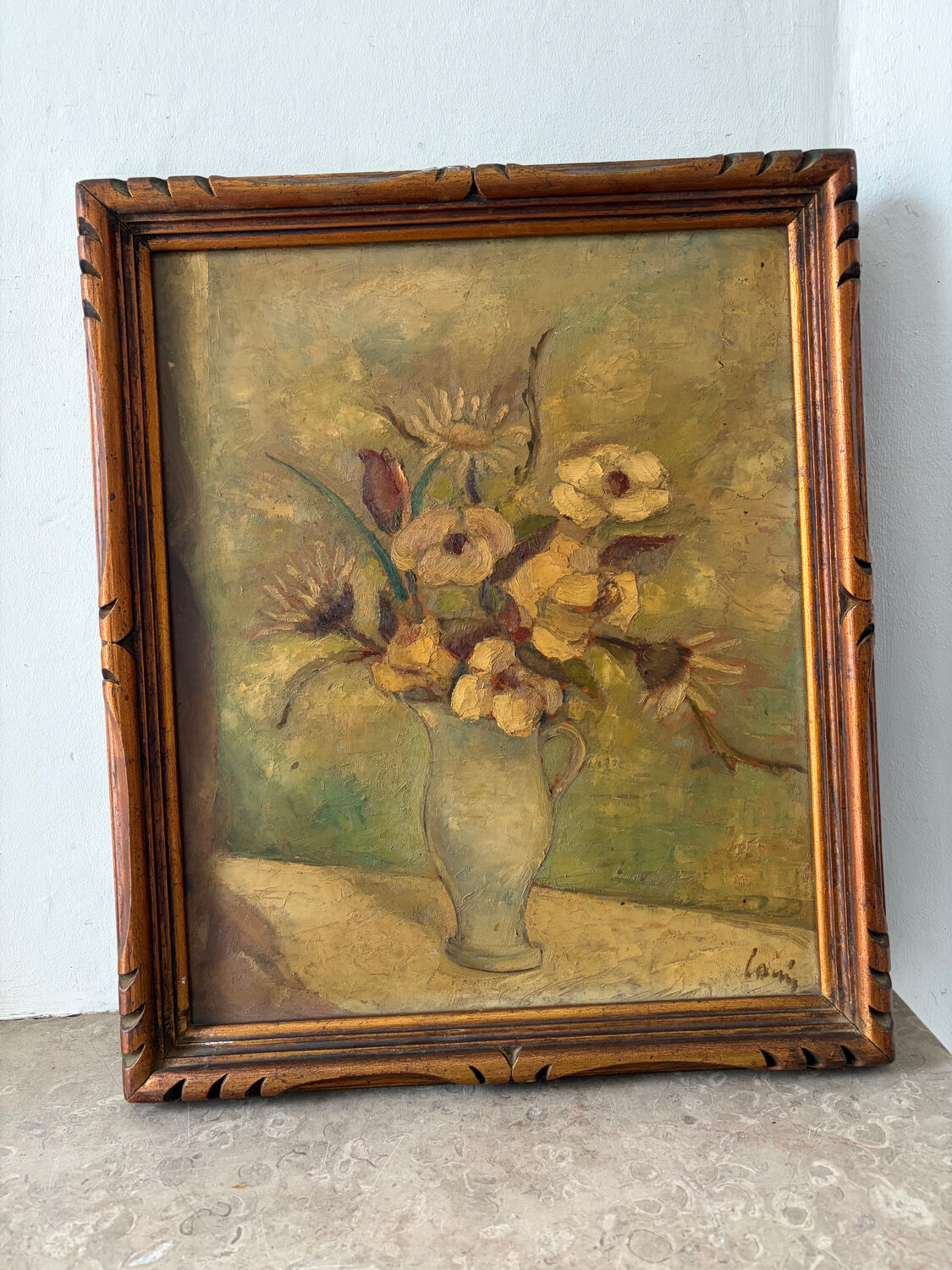 Signed bouquet of flowers