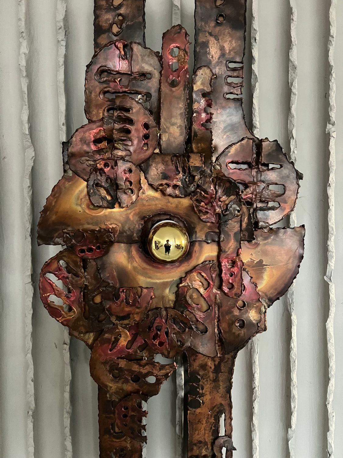 Set of raw expressive wall sconces by Francesco Pasinato