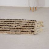 Handmade Beni Mrirt rug, size 75 x 300 cm