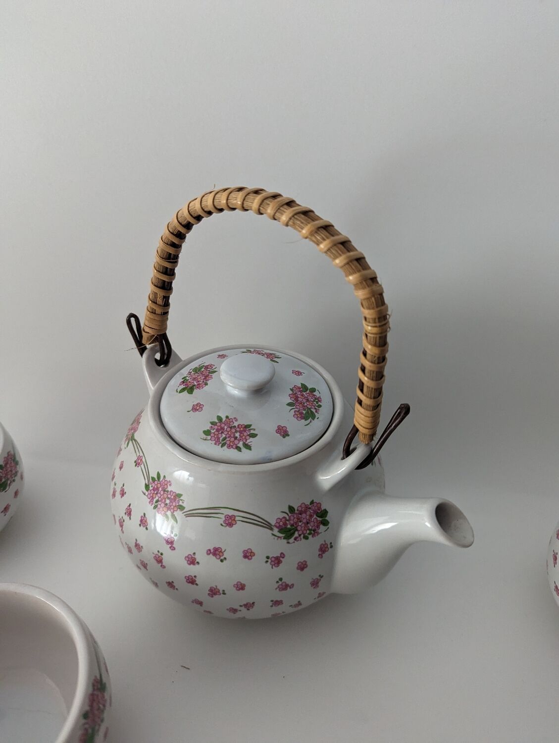 Ancient Japanese tea set