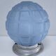 Art Deco ceiling light, blue glass, 1920s