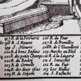 Vintage reproduction, Lutetia Parisiorum Urbis, 1618, after Sebastian Munster, 105 x 73 cm