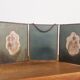 Mirror triptych barber vintage 66cm x 27cm