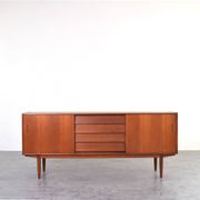 Mid-Century Teak Scandinavian Sideboard by Nils Jonsson for P.S. Heggen