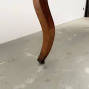 Table, drapière en noyer, XIXème s.