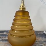 Electrified Art Deco lamp with new