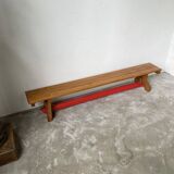 Scandinavian oak bench