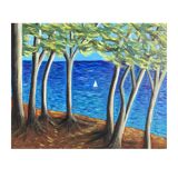 Tableau Paysage à l'huile