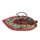 Vintage ceramic Vallauris Leaf Shaped serving dish, 1960s