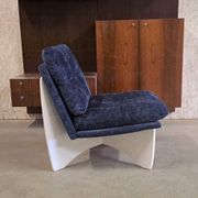 2 plywood loungers, metz & co style