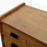 Vintage 1960s chest of drawers with compass legs