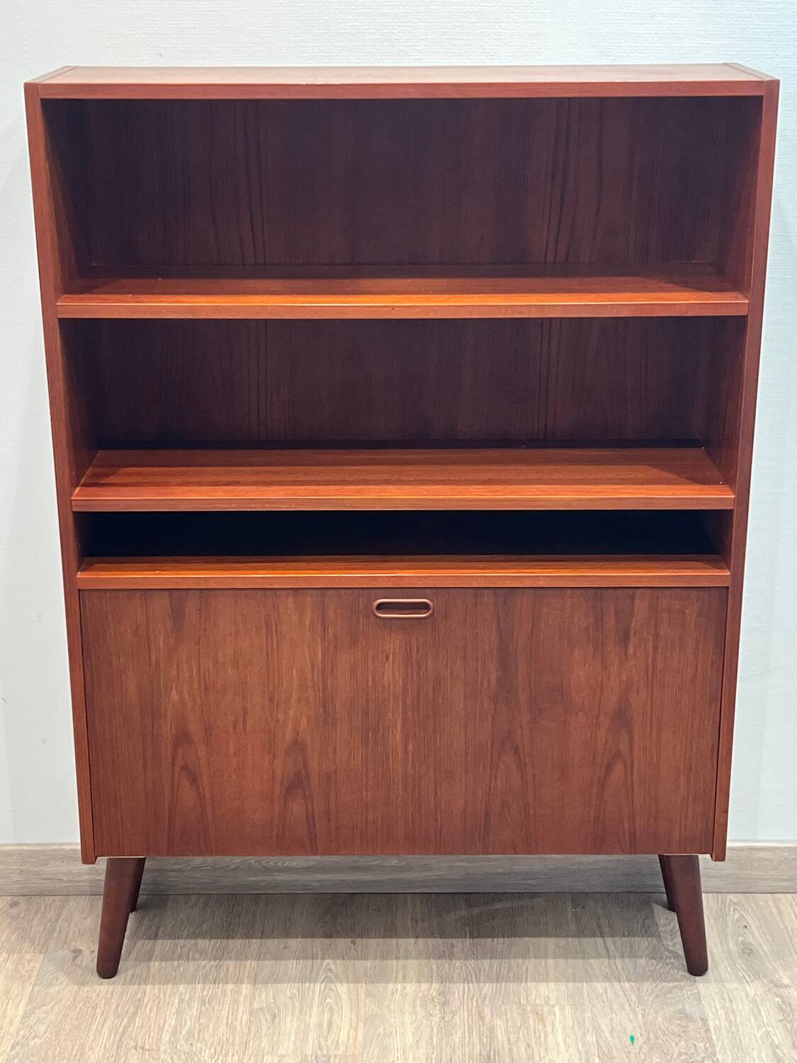 Scandinavian teak bookcase